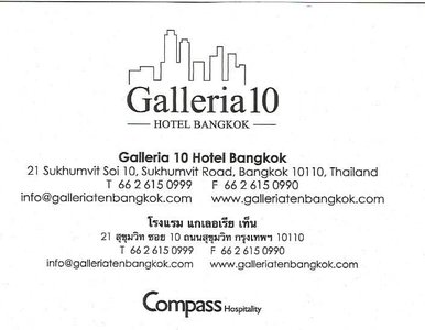 Galleria Ten, Sukhumvit, Soi 10, Bangkok